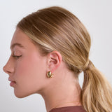 Puffy Hoop Earring