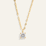 Halo Circle Pendant Necklace