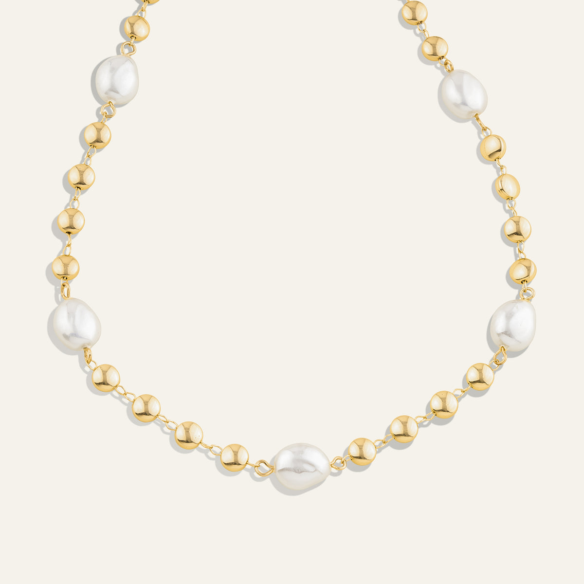 Pearl Station Necklace
