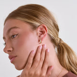 Studded Hoop Earrings