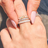 Milky Opal Band Ring
