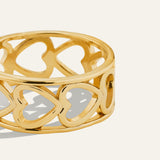 Heart Band Ring