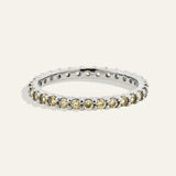 The Yellow Zirconia Band Ring