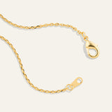 Rhinestone Drop Station Necklace