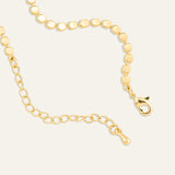 Metallic Bead Link Necklace