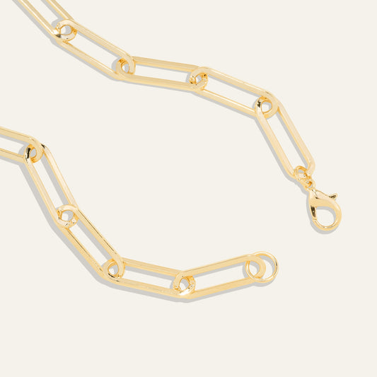 Pave Chain Link Necklace