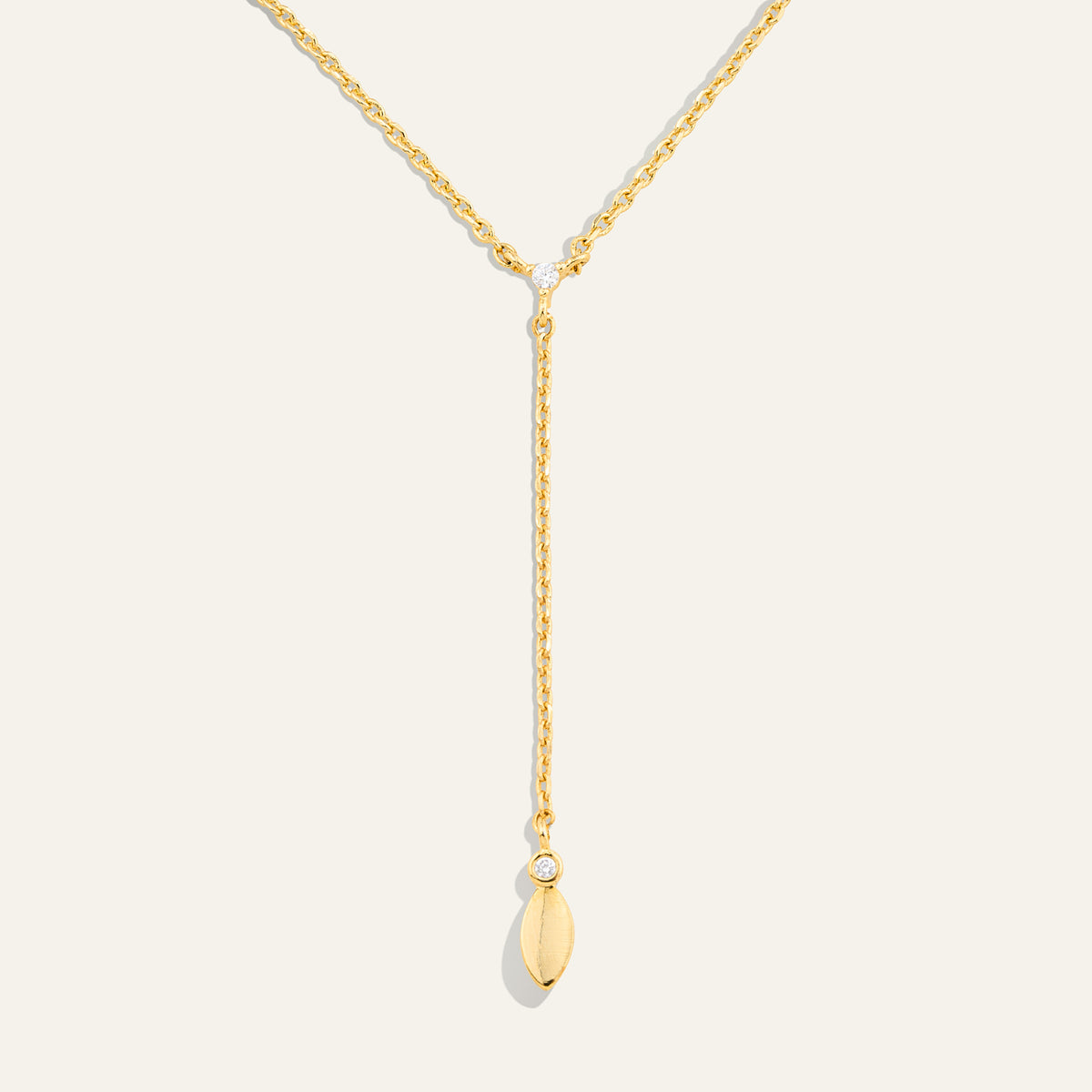Drape Shine Pendant Necklace