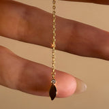 Drape Shine Pendant Necklace