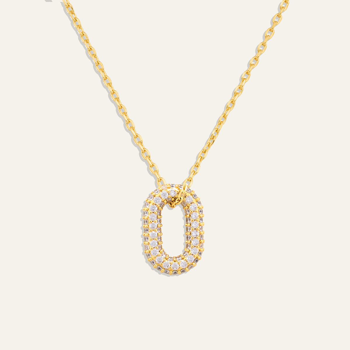 Oval Pendant Necklace