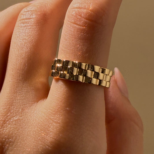The Watch Chain Ring