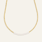Greta Beaded Pearl Necklace
